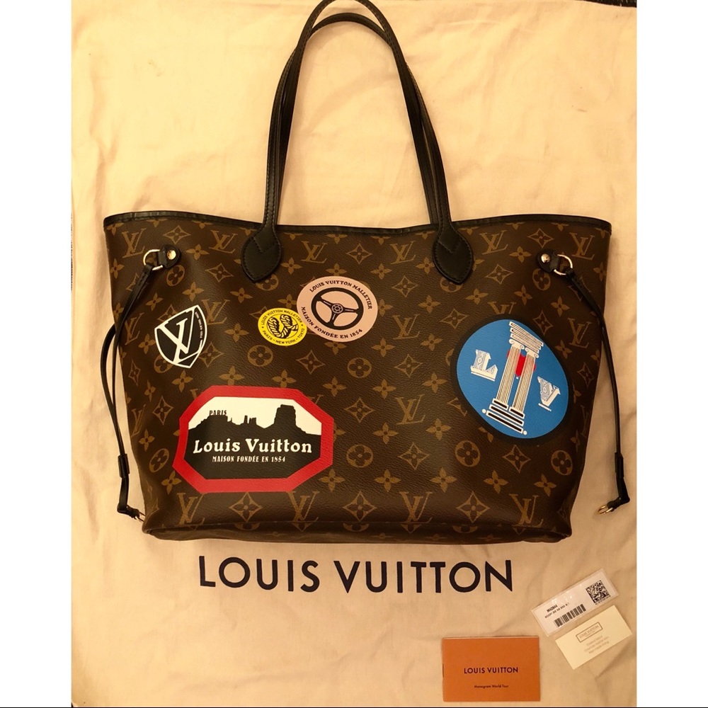 SOLD ❌ Louis Vuitton Monogram World Tour Neverfull